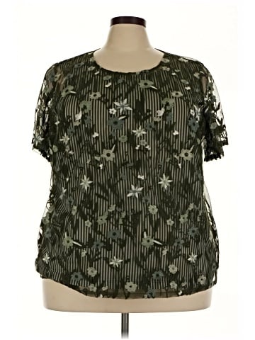 Cj Banks Short Sleeve Blouse (view 1)