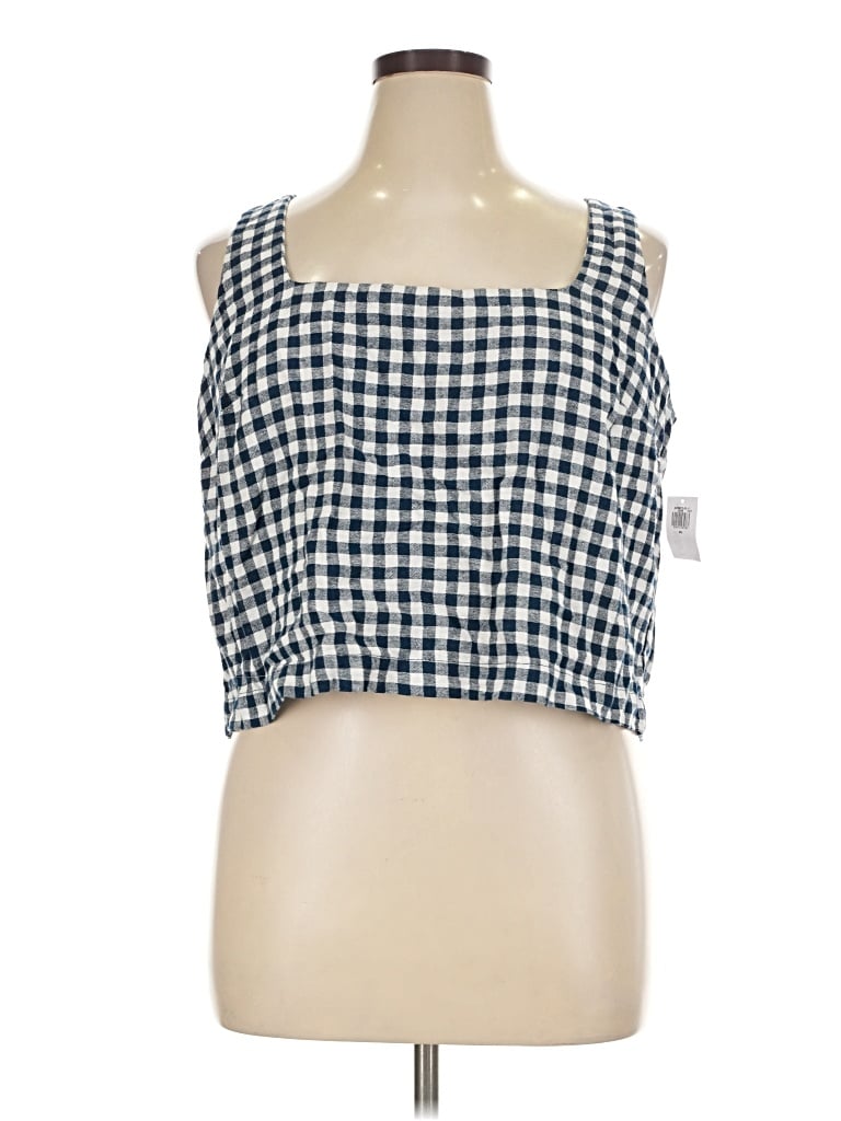 Pre-owned Old Navy Sleeveless Blouse In Blue