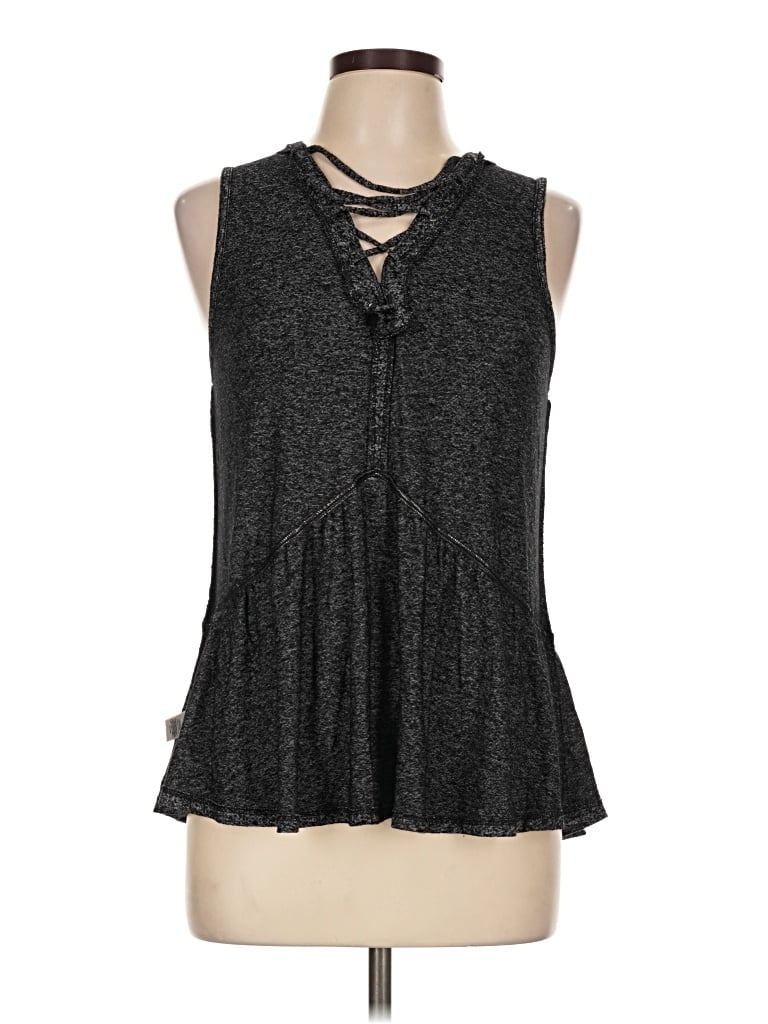 Pre-owned Express Outlet Sleeveless Blouse In Black