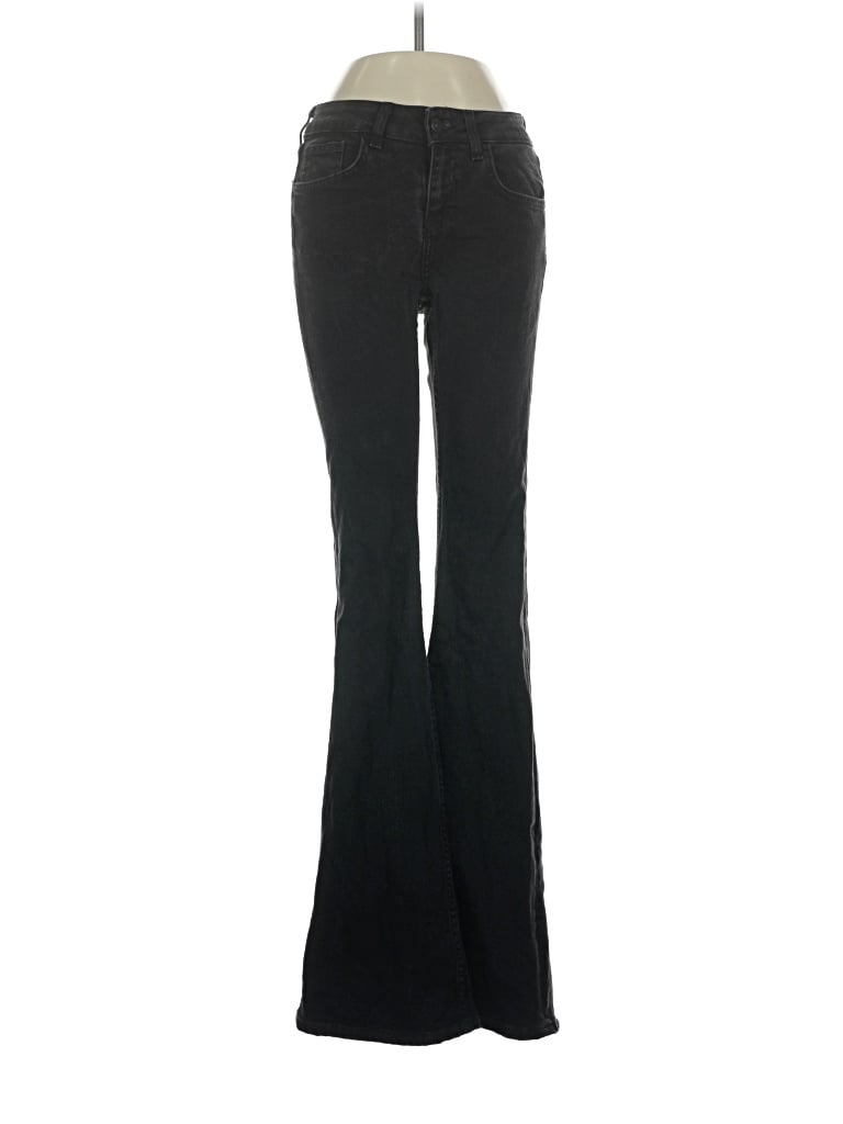Pre-owned Zara Basic Jeans In Black