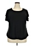 89th & Madison Black Short Sleeve Top Size 2X - photo 1