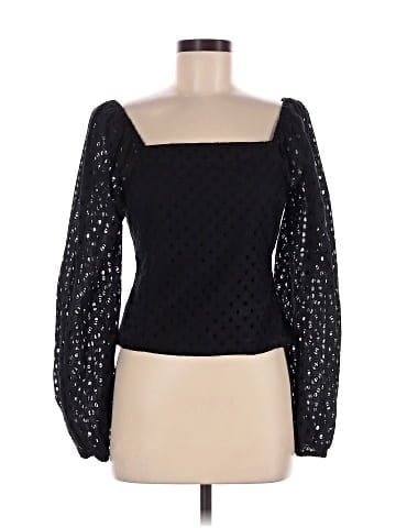 Karl Lagerfeld Paris Long Sleeve Top (view 1)