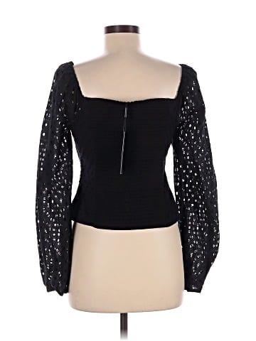 Karl Lagerfeld Paris Long Sleeve Top (view 2)