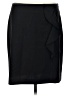 Theory Solid Black Wool Skirt Size 10 - photo 1