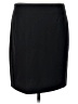 Theory Solid Black Wool Skirt Size 10 - photo 2