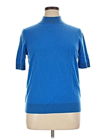 Lafayette 148 New York Short Sleeve Turtleneck (view 1)