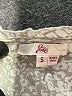 Joie 100% Polyester Silver Short Sleeve Blouse Size S - photo 7