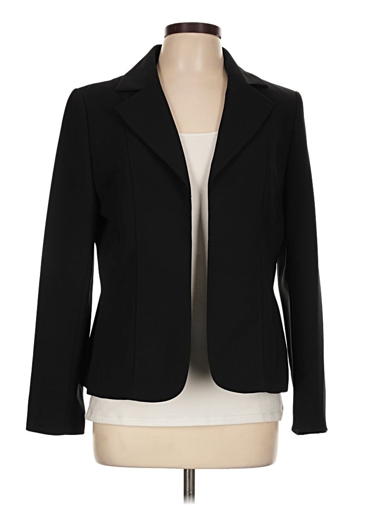 Pre-owned Kasper Blazer Jacket In Black