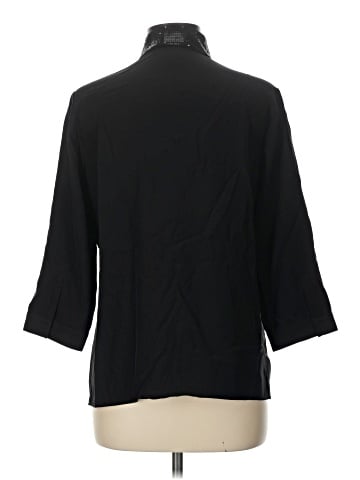 Leggiadro 3/4 Sleeve Silk Top (view 2)