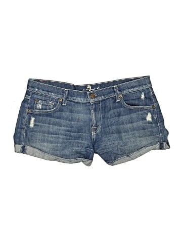 7 For All Mankind Denim Shorts (view 1)