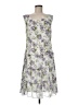 Connected Apparel 100% Polyester Floral Purple Cocktail Dress Size M (estimated) - photo 1