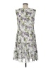 Connected Apparel 100% Polyester Floral Purple Cocktail Dress Size M (estimated) - photo 2