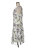 Connected Apparel 100% Polyester Floral Purple Cocktail Dress Size M (estimated) - photo 5