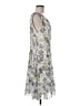 Connected Apparel 100% Polyester Floral Purple Cocktail Dress Size M (estimated) - photo 4