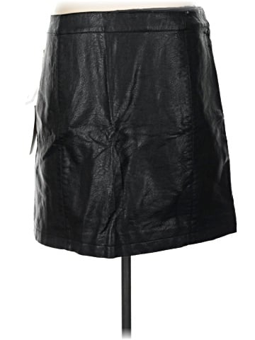 TWO by Vince Camuto Faux Leather Skirt (view 2)
