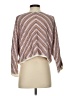 Mango 100% Cotton Chevron-herringbone Brown Pullover Sweater Size XXS - photo 2