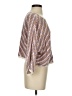 Mango 100% Cotton Chevron-herringbone Brown Pullover Sweater Size XXS - photo 4