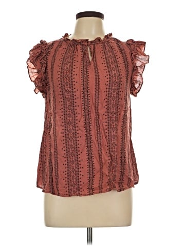 E&M Collection Short Sleeve Blouse (view 1)
