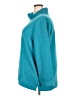 Coldwater Creek 100% Polyester Chevron-herringbone Teal Turtleneck Sweater Size 2X - photo 5