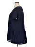Pleione 100% Polyester Blue Short Sleeve Top Size XL - photo 5