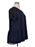Pleione 100% Polyester Blue Short Sleeve Top Size XL - photo 4