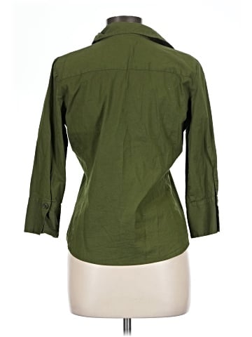 Ninety 3/4 Sleeve Button-Down Shirt (view 2)