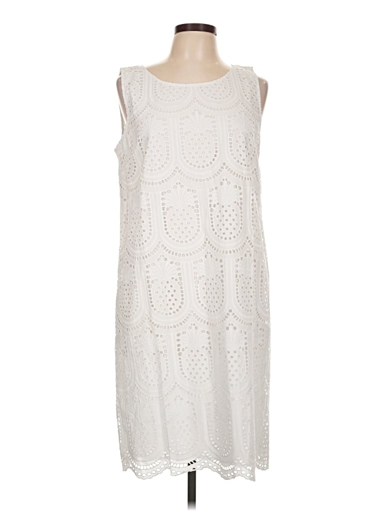 Talbots Casual Dress In White