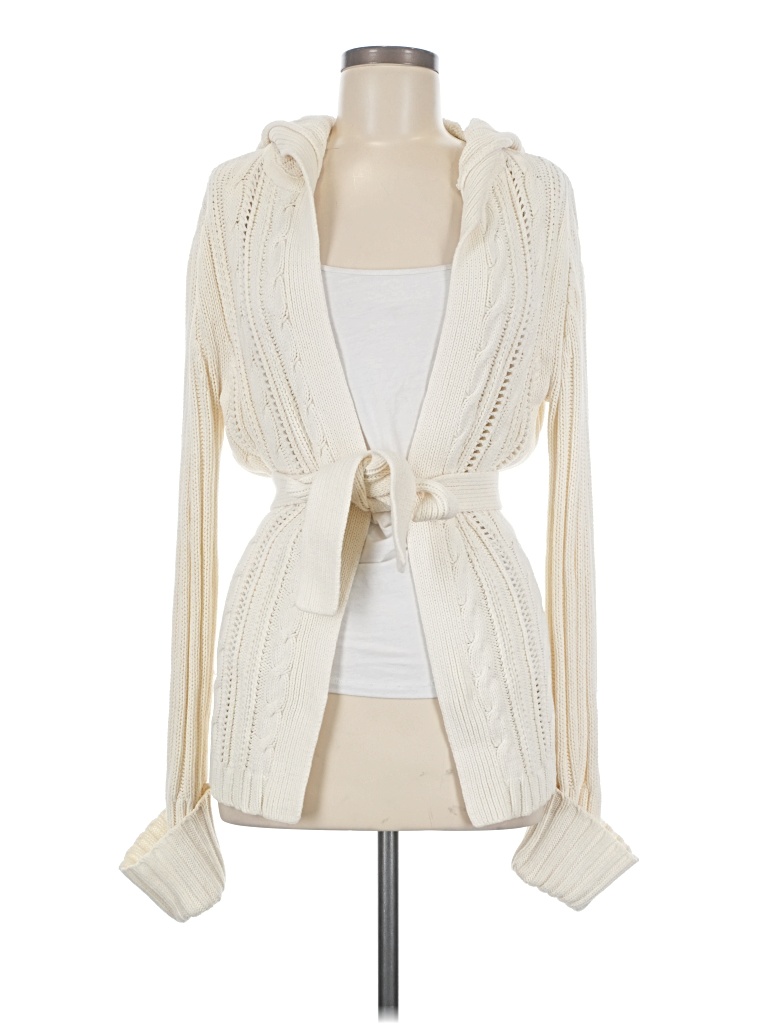Pre-owned Express Cardigan Sweater In Ivory