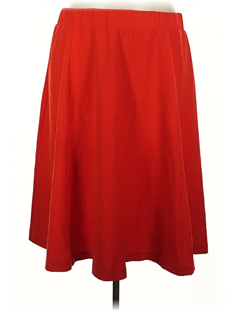 Pre-owned Lane Bryant Formal Skirt In Red