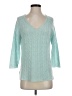 Claudia Nichole Cashmere Teal Pullover Sweater Size M - photo 1