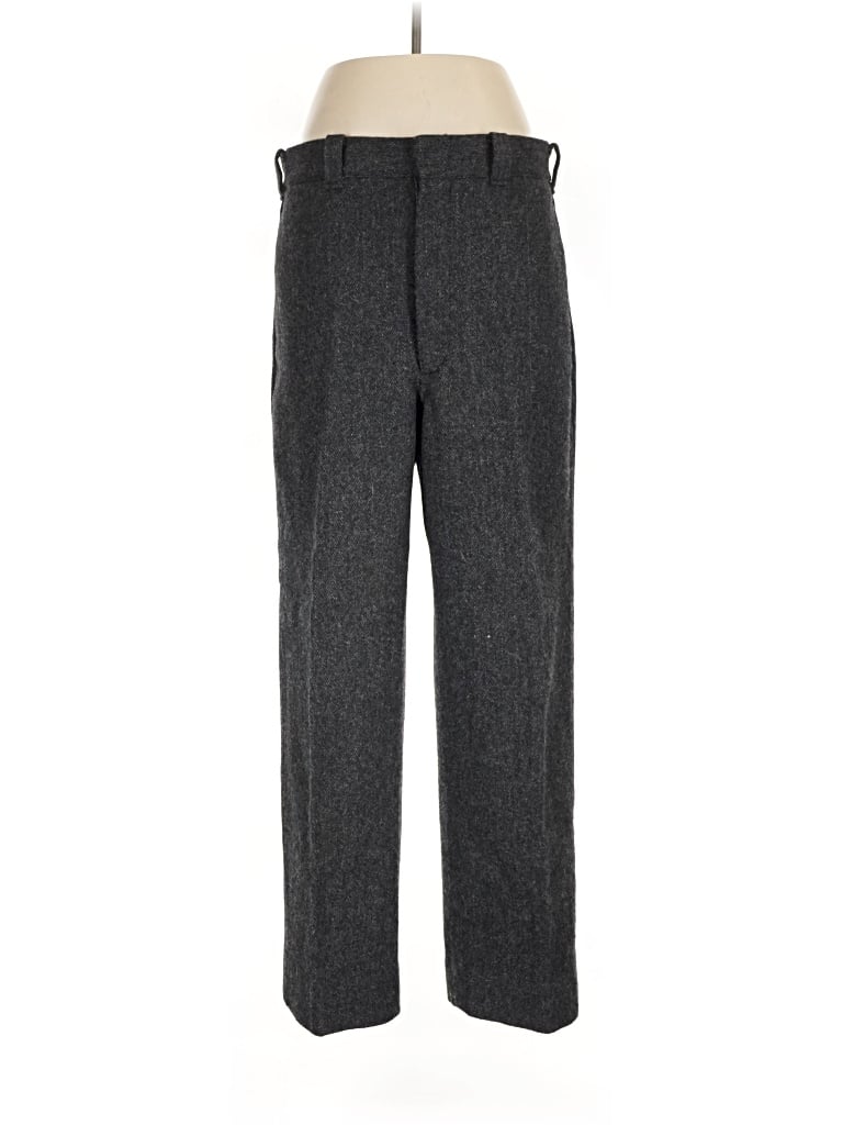 Pre-owned Woolrich Wool Pants In Gray