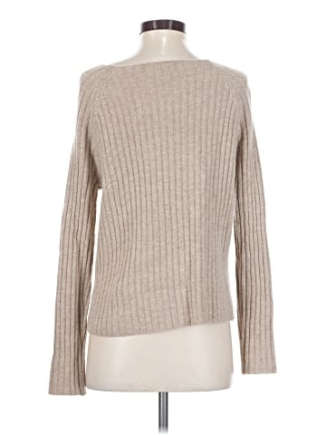 Olive Wool Pullover Sweater (view 2)