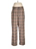 Old Navy Plaid Brown Casual Pants Size L - photo 1
