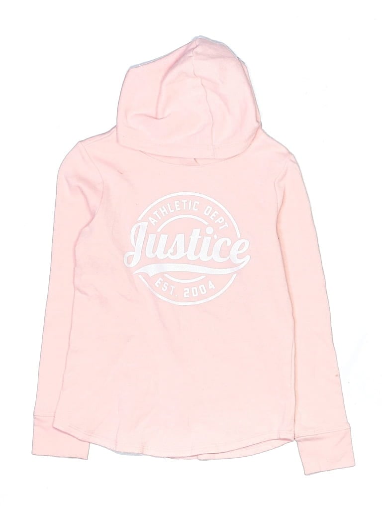 Pre-owned Justice Kids' Sweatshirt In Pink