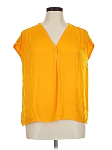 RACHEL Rachel Roy Short Sleeve Blouse (view 1)