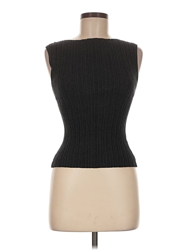 Pre-owned Quince Sweater Vest In Black