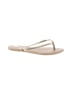 Old Navy Gold Flip Flops Size 9 - photo 1