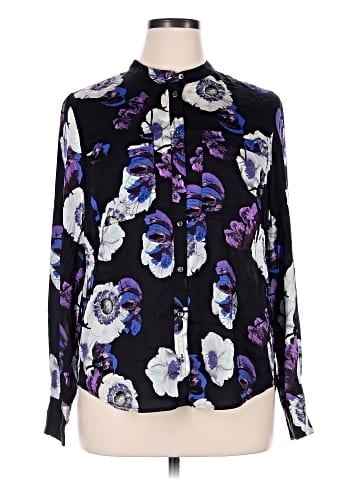 J.Crew Long Sleeve Silk Top (view 1)