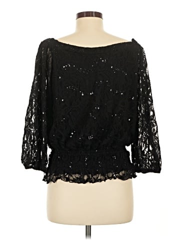 Blu Sage 3/4 Sleeve Blouse (view 2)