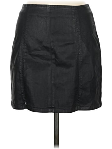 Adriano Goldschmied Faux Leather Skirt (view 1)