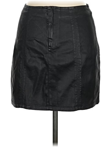 Adriano Goldschmied Faux Leather Skirt (view 2)