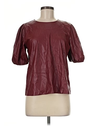 Ultra Pink Short Sleeve Blouse (view 1)