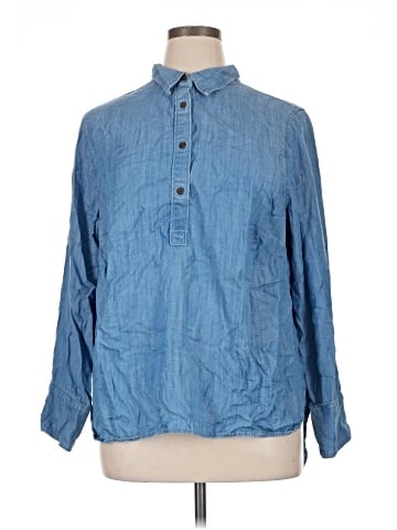 Lands' End Long Sleeve Polo (view 1)