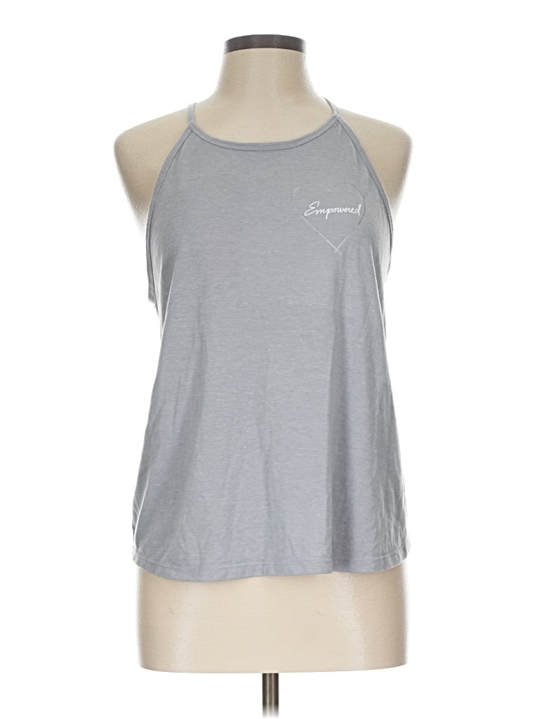 Pre-owned Active By Old Navy Sleeveless T-shirt In Silver