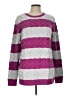 Lands' End 100% Cotton Argyle Purple Pullover Sweater Size L - photo 1
