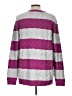 Lands' End 100% Cotton Argyle Purple Pullover Sweater Size L - photo 2