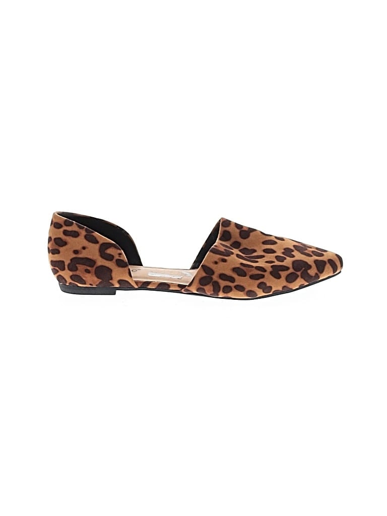 Pre-owned Bamboo Flats In Brown