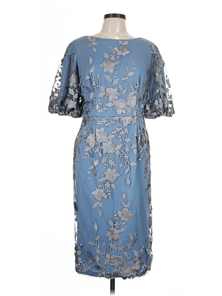 Pre-owned Js Collections Cocktail Dress In Blue