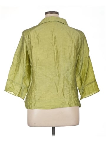 Jones New York Collection 3/4 Sleeve Button-Down Shirt (view 2)