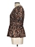 Zara Brown Short Sleeve Blouse Size L - photo 5
